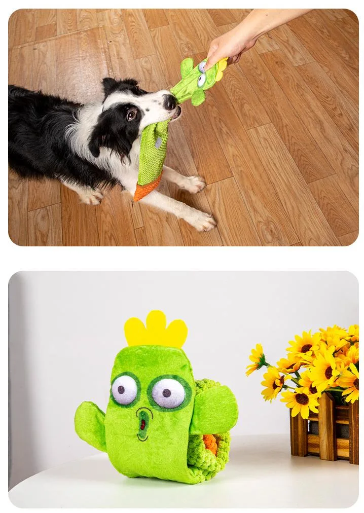 Voovpet Brand Interactive and Entertaining Dog Toy Sniffing Hiding Treats Making Sounds and Promoting Dental Health for Large Breed Dogs